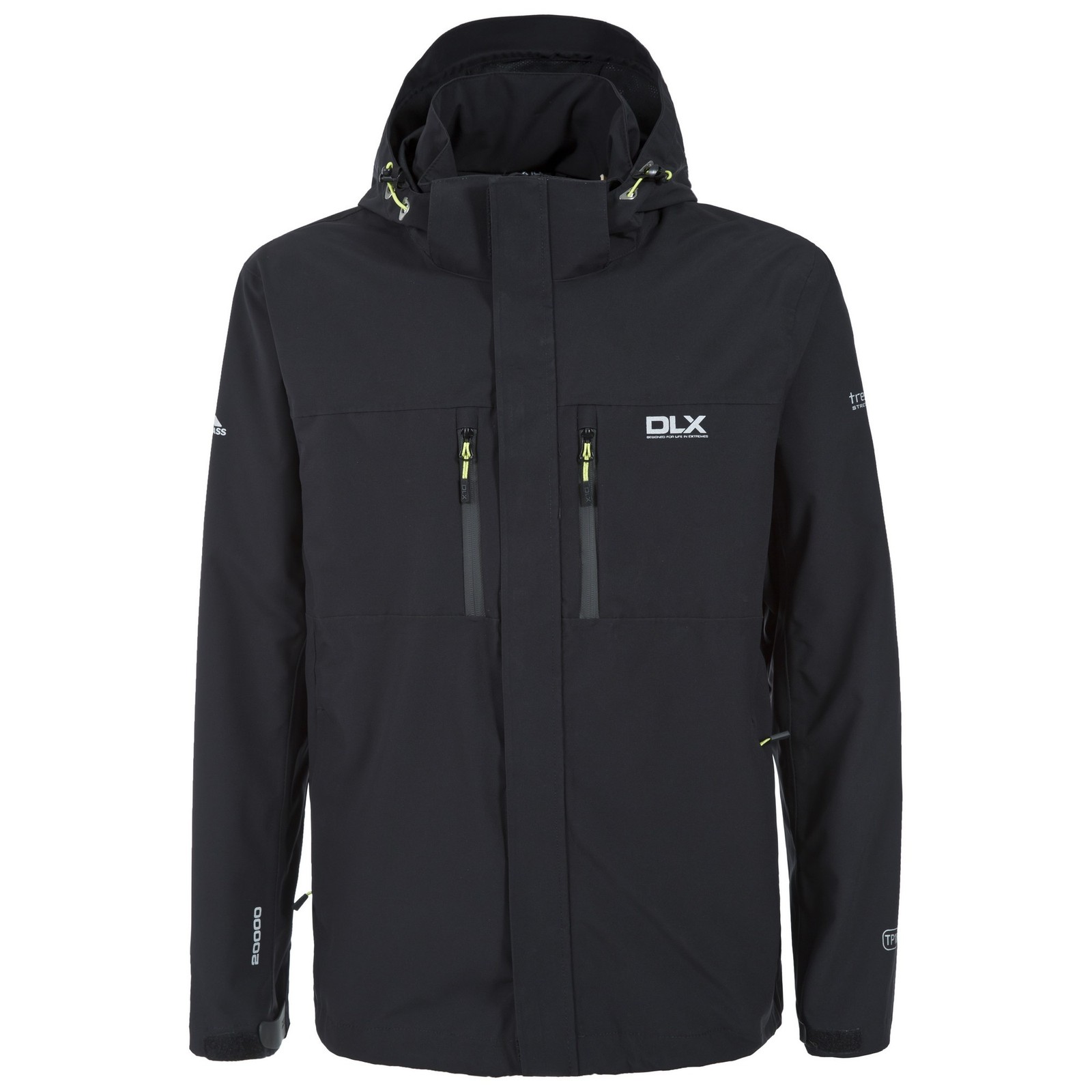 Trespass Mens Oswalt DLX Waterproof Jacket 2 Colours 7 Sizes  TP1156
