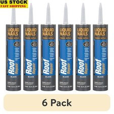 6 Pack Waterproof Roof Adhesive Sealant Flexible Repair Stops Leaks Weatherproof