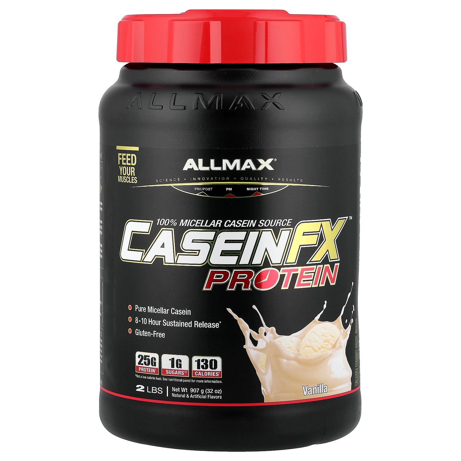 Протеин Casein-FX 100 мицеллярный источник казеина ваниль 2 фунта 907 г 8090₽