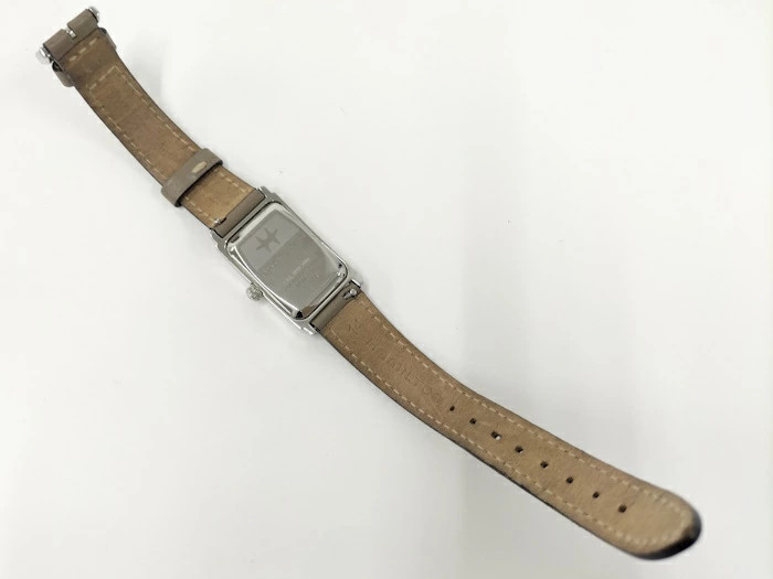 HAMILTON American Classic Ardmore SS Quartz Siler Dial Beige Leather Belt image 6