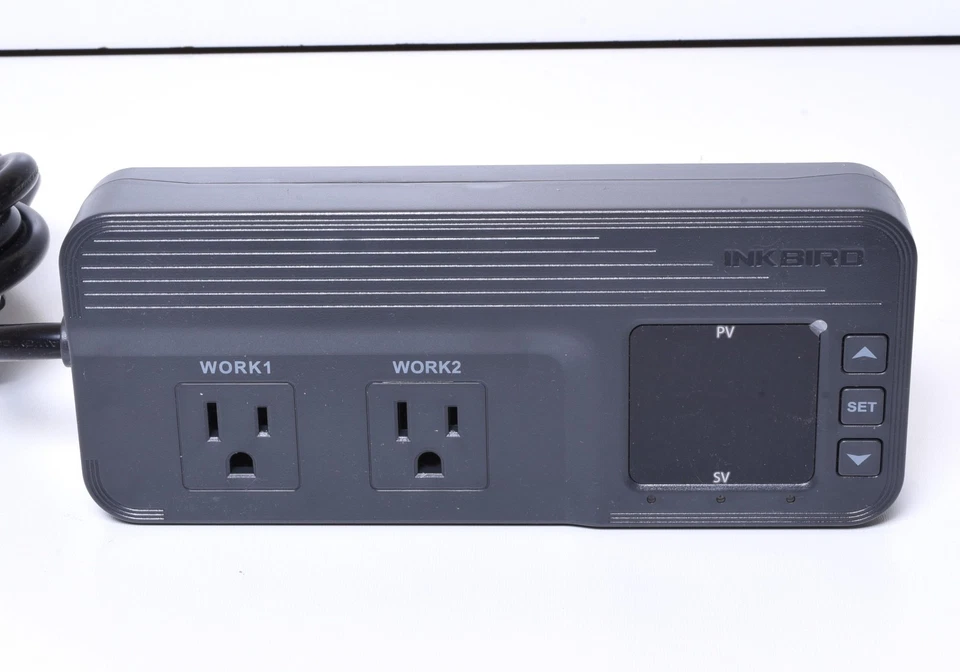 Inkbird Digital Temperature Humidity Controller Heat Cool Timer ITC-608T Brew US - Image 3 of 4