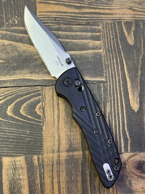Hogue Knives Deka 3.25'' ABLE Lock Clip Point CPM 20CV Black Used