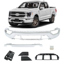 New For Ford F-150 2021-2023 Front Bumper Face Bar 6-piece Kit W/o Sensor Holes