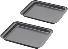 Little Small Baking Sheets Nonstick Set of 2 (9.5Inch X 7.1Inch) -  8 Inch Nonst