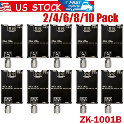 Lot ZK-1001B Mono 100W Bluetooth Audio Power Amplifier Module TWS DC7-24V US