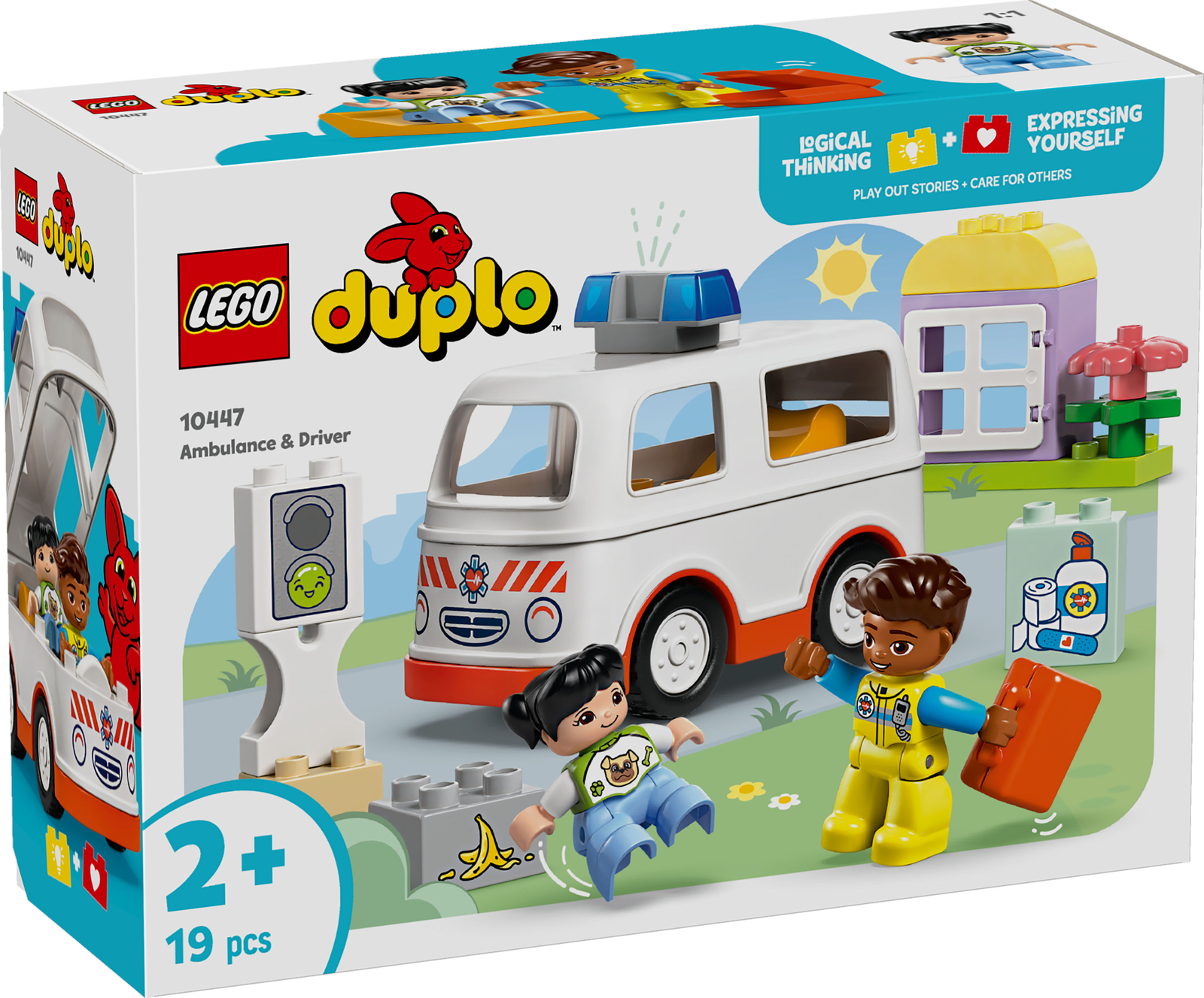 Конструктор LEGO DUPLO 10447 - Фургон для перевозки грузов из Германии в Германию -