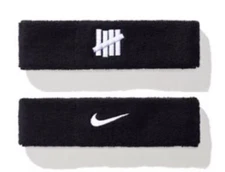 New UNDEFEATED X NIKE KOBE Black Swoosh Headband  - NBA NSW ACG JORDAN UNDFTD