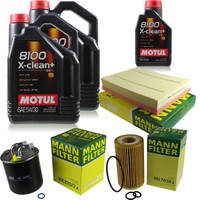 Mann Inspektionspaket 11L Motul 8100 X-Clean+ 5W-30 FüR Mercedes-Benz Sprinter