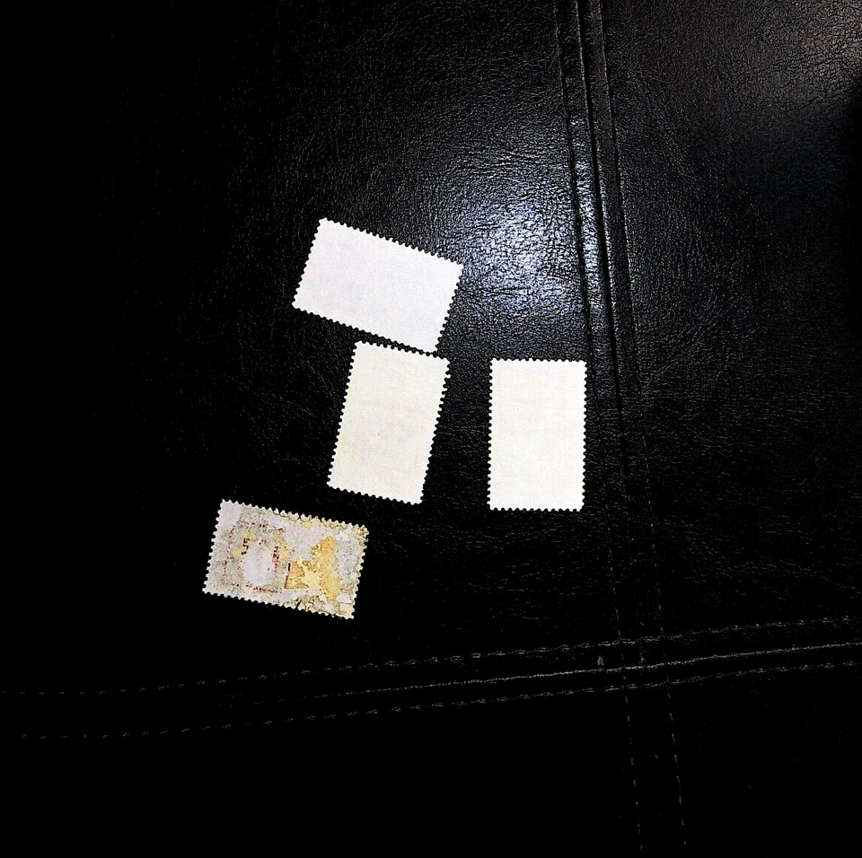 Vintage Antique USPS Postage Stamp Collection 4pc Lot Hinged and Never Hinged NM - Image 3 of 3