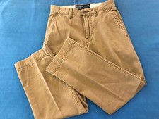 AMERICAN EAGLE SLIM STRAIGHT KHAKI Pants For BOYS W26 X L28