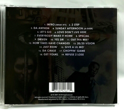 CD) Playya 1000 And The Deeksta – 20/20 Vision, US OG Press, Album