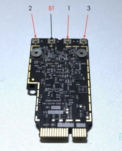 Genuine Apple WiFi 802.11ac + Bluetooth 4.0 Adapter Upgrade Kit Mac Pro 4,1/5,1 - Picture 2 of 2