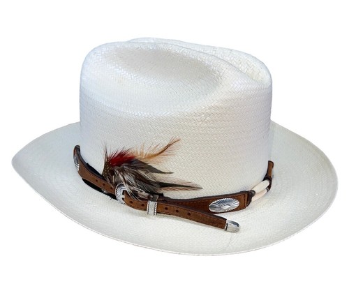 STETSON Vintage Cowboy Hat Womens Feather Corduroy Large | eBay display picture 3