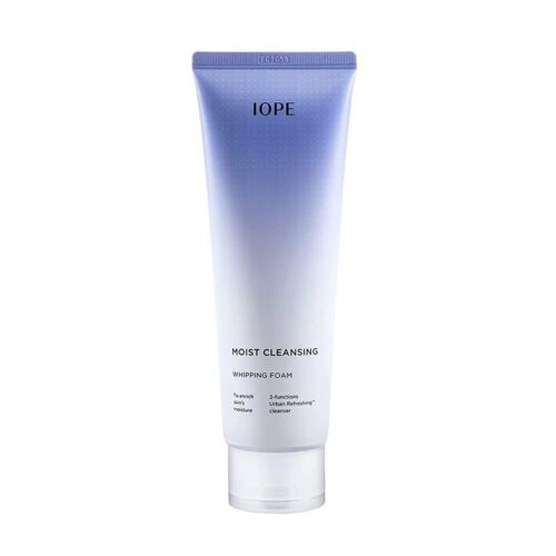 IOPE Face Wash Moist Cleansing Whipping Foam 180ml Makeup Remover K-Beauty - 第 1/3 張圖片