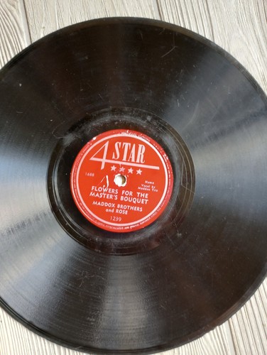 Maddox Brothers & Rose – Tramp On The Street 1948 78 rpm Record 4 Star 1687 - Foto 4 di 6