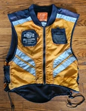Icon Motorsports Vest Reflective Safety Mil Spec Orange Motorcycle Regular Size