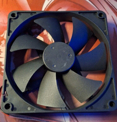 12V Lüfter 140mm Gehäuselüfter 140 x 25mm Computerlüfter + 2x 120mm Lüfter 