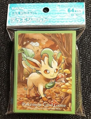 leafeon card sleeves Pokemon Card Game Deck Shield Leafeon 64 Sleeves Japan NEW Sleeve