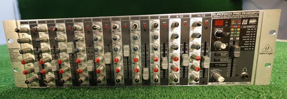 Behringer RX1202FX 12 Channel Microphone Mixer - Gray - Image 3 of 4