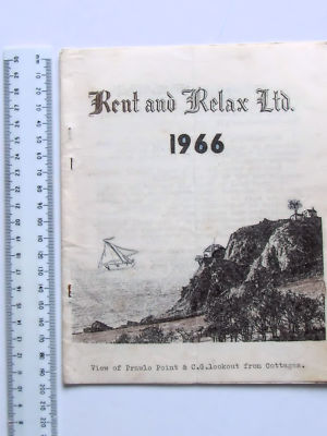 RENT AND RELAX LTD KINGSBRIDGE S.DEVON 1966 URLAUBSHEFT 12 SEITEN S/W