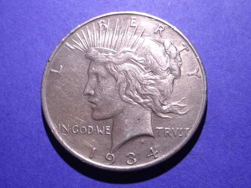 1934-D Peace Dollar  XF