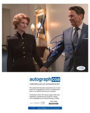 Tim Matheson & Cynthia Nixon "Killing Reagan" AUTOGRAPHS Signed 8x10 Photo ACOA