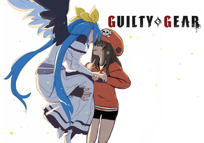 Anime guilty gear dizzy may games girls girl with Playmat Game Mat Desk