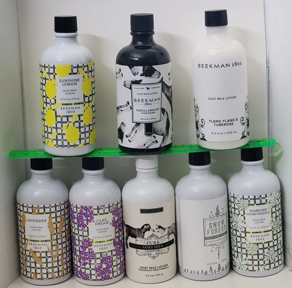 Beekman 1802 Goat Milk Lotion 12.5 fl oz NO PUMP PICK YOUR SCENT/FLAVOR - Image 2 of 3