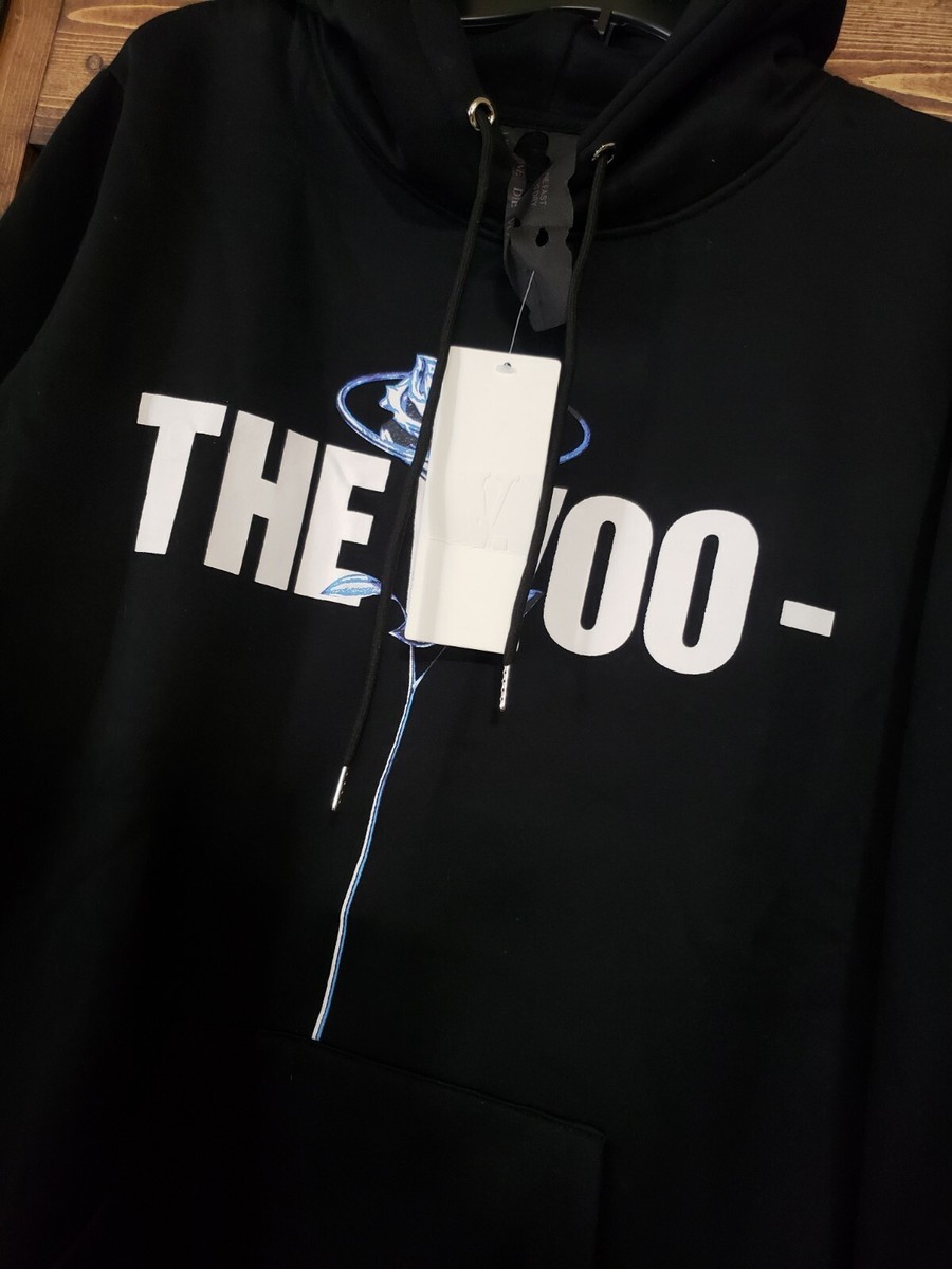 Pop Smoke x Vlone The Woo スウェット パーカー ブラック RARE TAGS Authentic NWT Pop Smoke X VLONE The Woo Hoodie
