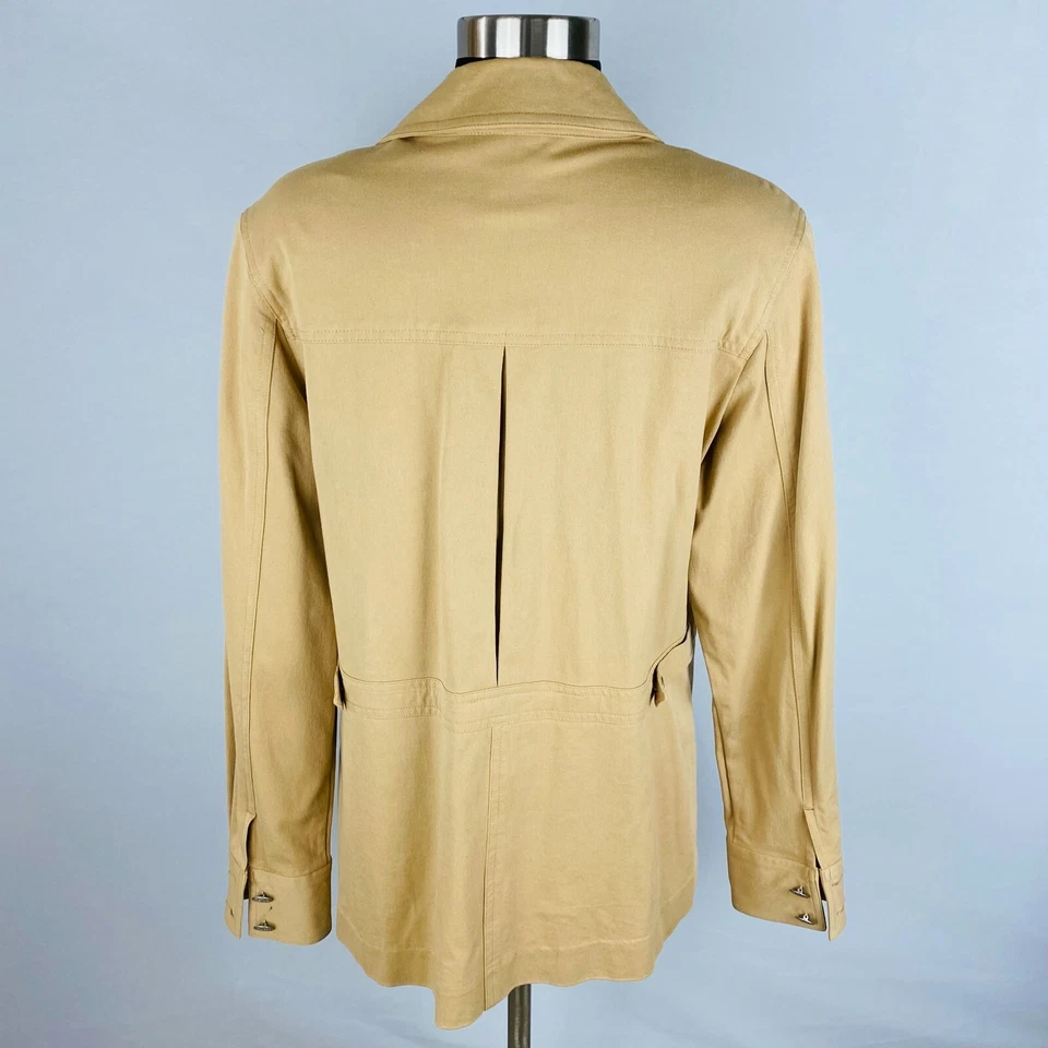 Dialogue Mujer 12 Color Camel Manga Larga Utilidad Chaqueta Bolsillos * Foto 4 de 4