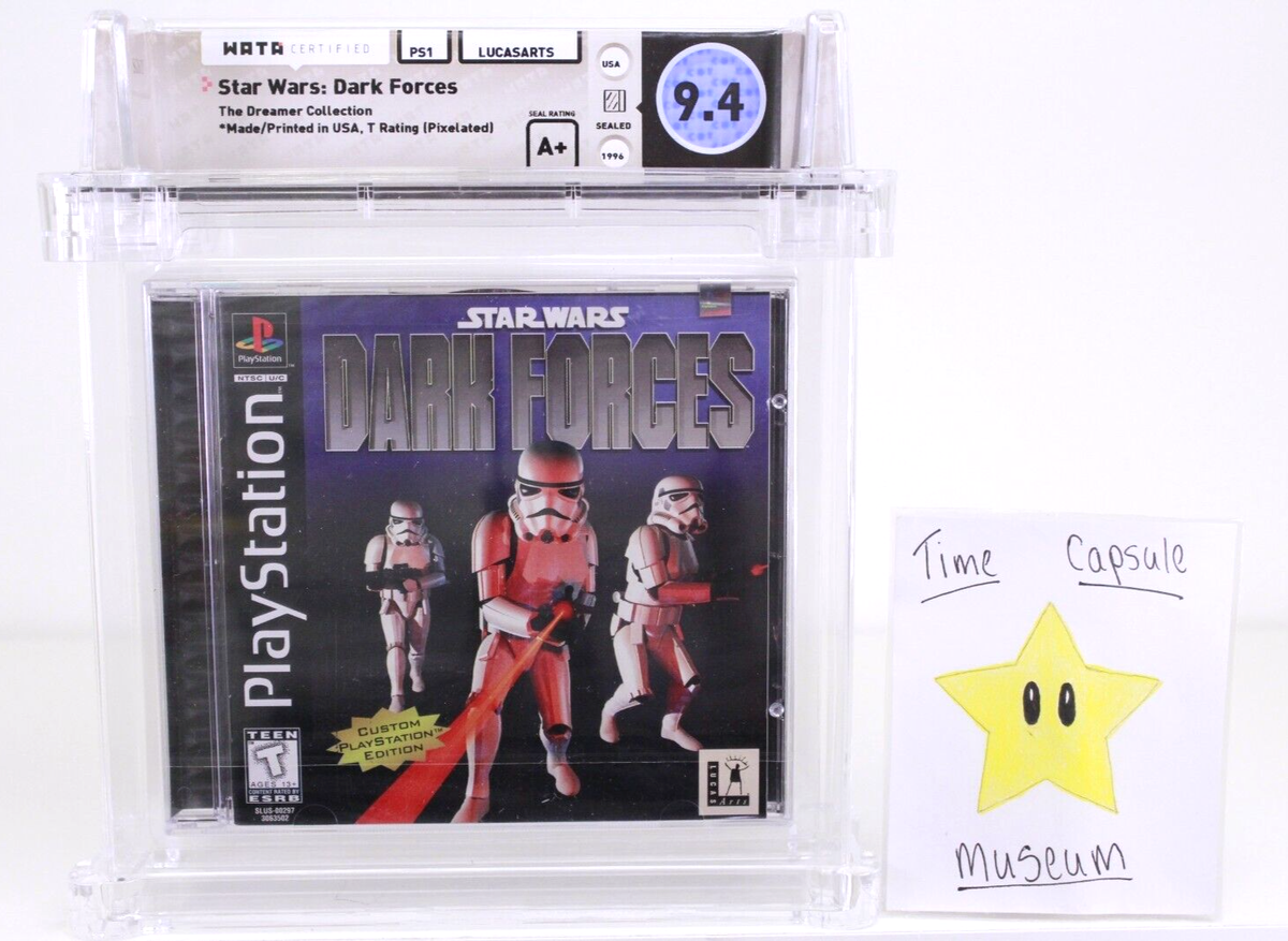 Star Wars Dark Forces New PlayStation PS1 Sealed WATA VGA Grade