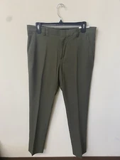 Perry Ellis Portfolio Men’s Skinny Fit Tech Dress Pants 32x32 Deep Depths NWT