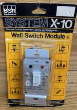 Vintage BSR System X-10 Wall Switch Module- Brand New Old Stock