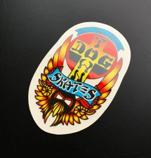 DOGTOWN BULL DOG DRESSEN CROSS SKATEBOARD sticker decal