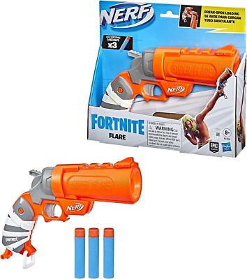Hasbro F3368 Nerf  - Fortnite Flare Dart-Blaster aufklappbarer Lauf   NEU