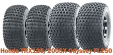 Honda Trx125200sx Odyssey Fl250 Full Set Atv Tires 20x7-8 22x11-8 4pr
