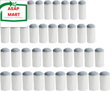 Pengxiaomei 40Pcs Slip on Pool Cue Tips Replacement Billiard Cue Tips 4 Sizes Sl
