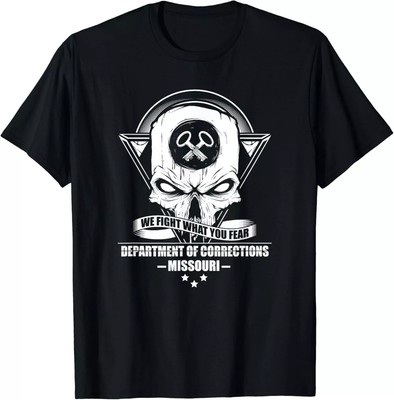2025/Missouri Department Of Corrections Officer Skull Prison Tee T-Shirt