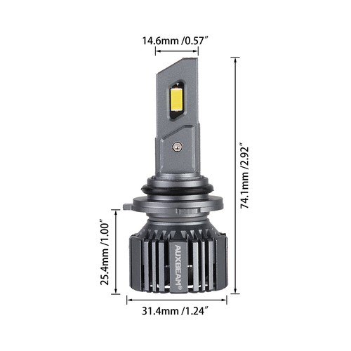 Faro LED CANBUS alto/bajo/niebla 6500K para Silverado 1500 2500 3500 HD 1999-2024 - Imagen 10 de 19