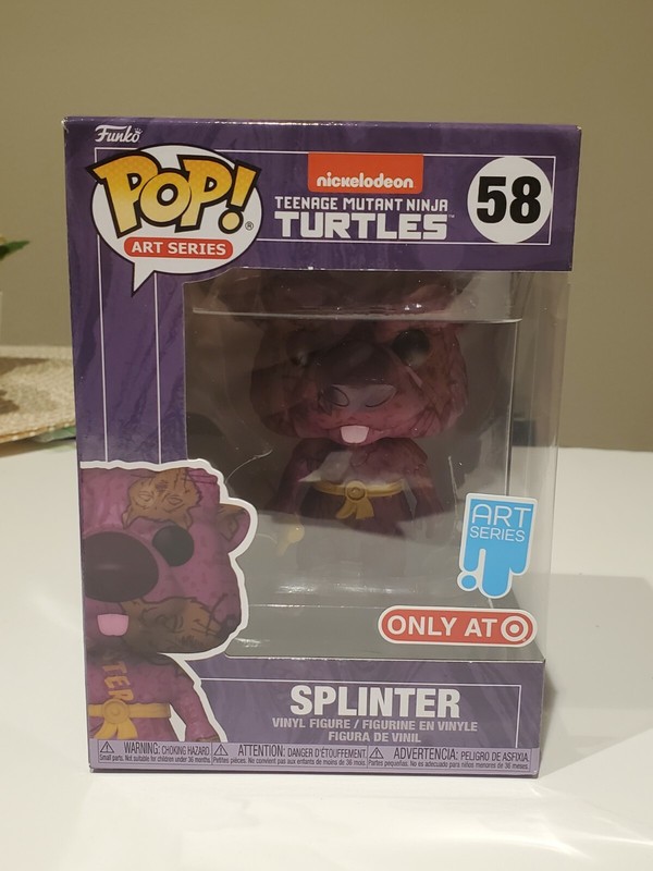 Funko Pop! Splinter #58 Art Series TMNT Target (NO HARD CASE) NINJA TURTLE