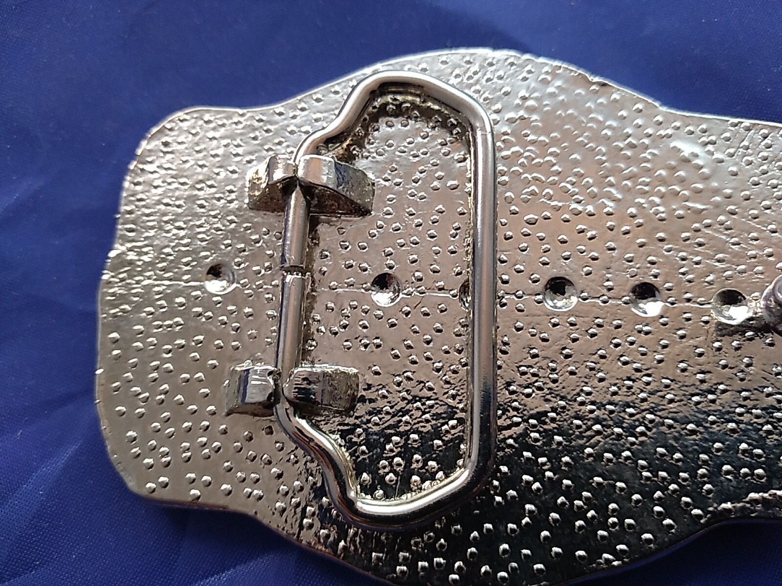 Rectangular Black & Silver AMERICAN LEGION BELT B… - image 4