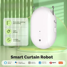 Tuya ZigBee Smart Electric Curtain Robot Timing Auto Opener Closer Light Sensors