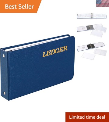 Ring Ledger Outfit, Bookkeeping System with Ring Binder, Ledger Sheets, and A...