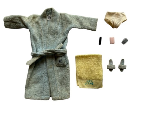 Vintage 1960 Mattel Barbie Ken  Terry Togs #784 Complete(Less Razor Cord)