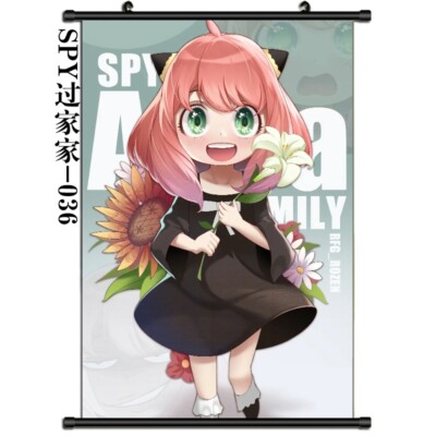 SPY×FAMILY Cute Anya Forger Hot Girl Anime HD ART Wall Scroll