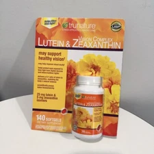 trunature VISION COMPLEX LUTEIN & ZEAXANTHIN 140 Softgels EXP 05/2026