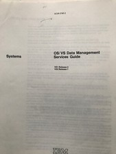 IBM 360/370 OS/VS Data Management Services Guide. IBM manual.