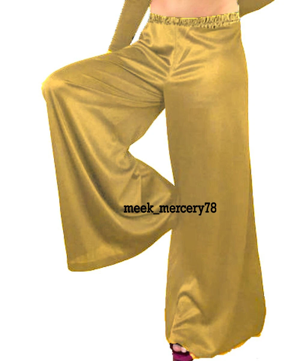 Satin palazzo trousers - Woman