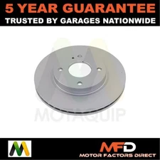 1x Brake Disc Front Motaquip Fits Ford Fiesta 2008- Ka 2016- + Other Models