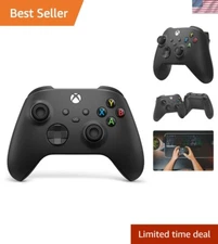 Carbon Black Xbox Core Controller - Comfortable Design & Customizable Features
